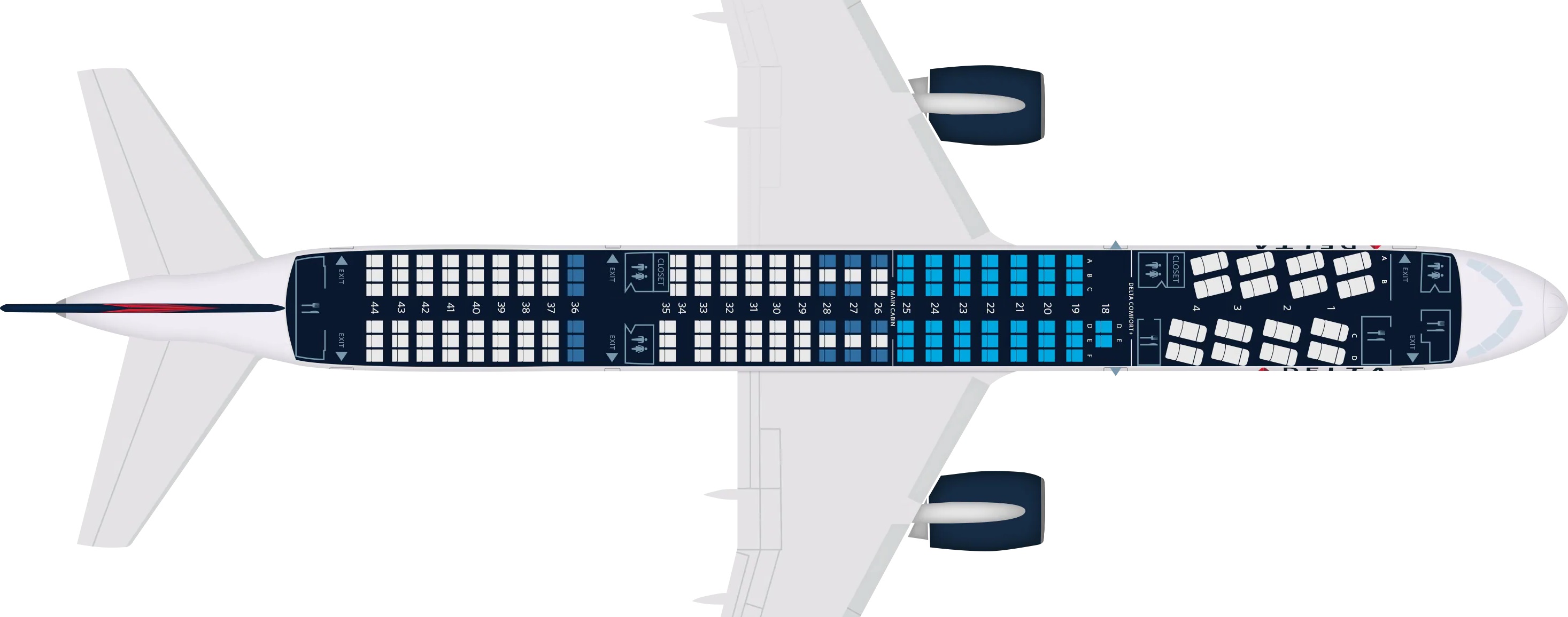 航空機・ヘリコプター Aircraft Model BOEING DELTA Delta Airlines B-747-400 Model Aircraft | Stunning